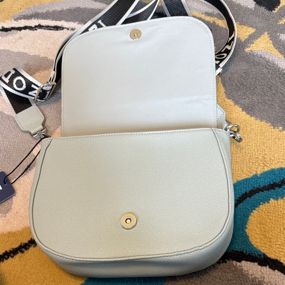 IZOD Light Green Crossbody Bag with Black Strap - Picture 3 of 7